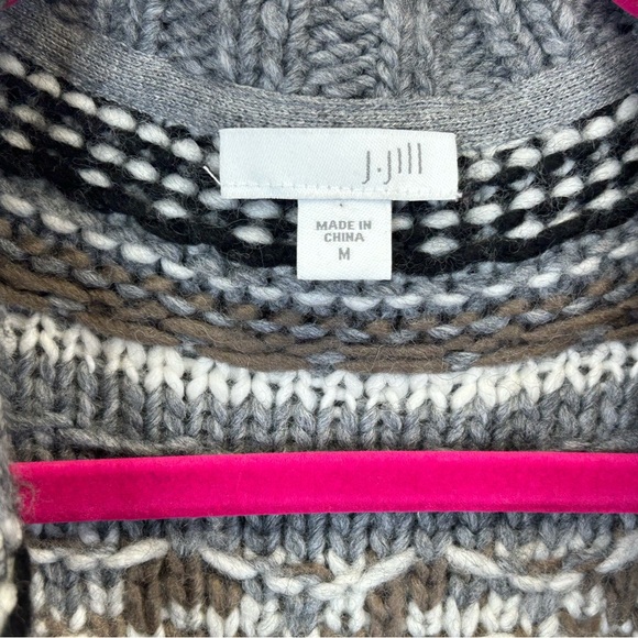 J. Jill Multicolor Patterned Cardigan - Picture 7 of 13